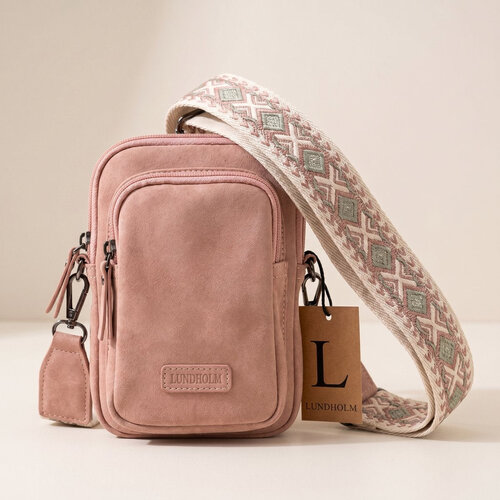 Lundholm Strömsund – Crossbody Telefoontasje Kunstleer – 4 Kleuren – Roze Lundholm Strömsund – Crossbody Telefoontasje Kunstleer – 4 Kleuren – Roze