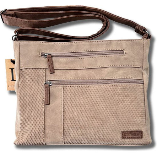 Lundholm Göta – Schoudertas PU Leer – Taupe Lundholm Göta – Schoudertas PU Leer – Taupe