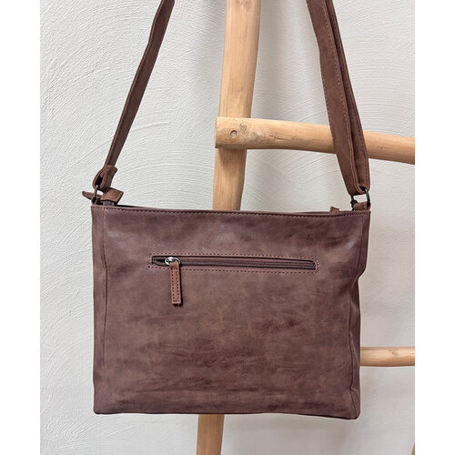 Lundholm Göta – Schoudertas PU Leer – Bruin Lundholm Göta – Schoudertas PU Leer – Bruin