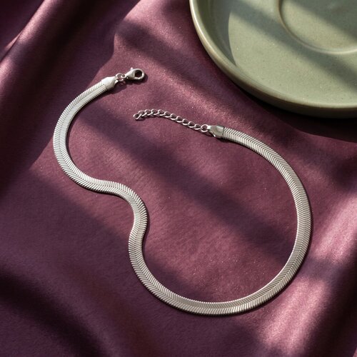 Lundholm Elsie – Gevlochten Ketting 8 mm – Zilverkleurig Lundholm Elsie – Gevlochten Ketting 8 mm – Zilverkleurig