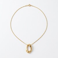 Malin – Ketting met Ronde Hanger – Goudkleurig