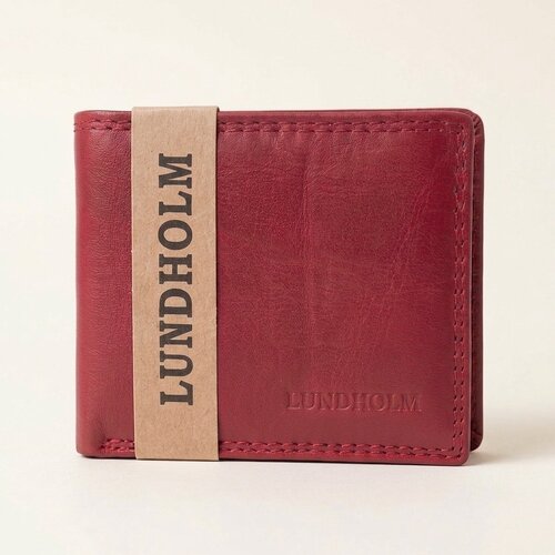 Lundholm Kleine Leren Billfold Dames Portemonnee – Rood Lundholm Kleine Leren Billfold Dames Portemonnee – Rood