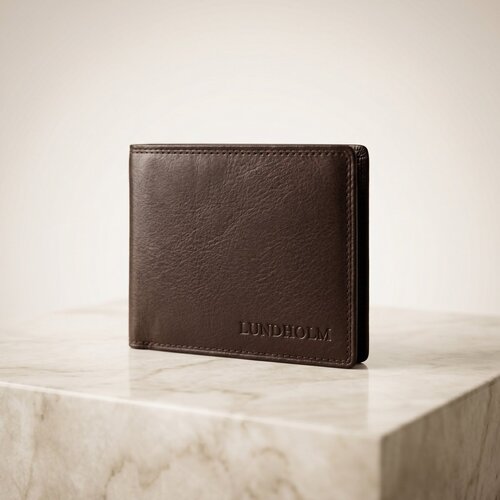 Lundholm Leren Billfold Heren Portemonnee met RFID – Donkerbruin Lundholm Leren Billfold Heren Portemonnee met RFID – Donkerbruin