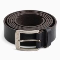Leren Riem Heren 115 cm – Zwart