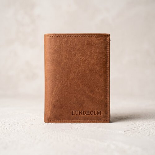 Lundholm Heren Portemonnee Echt Rundleer met RFID 12 Pasjes – Cognac Lundholm Heren Portemonnee Echt Rundleer met RFID 12 Pasjes – Cognac