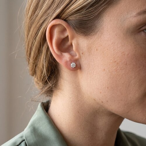 Lundholm Oorknopjes met Zirkonia 5 mm – Zilveren (S925) Lundholm Oorknopjes met Zirkonia 5 mm – Zilveren (S925)