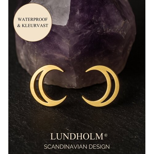 Lundholm Oorknopjes Halve Maan 1 cm – Zilverkleurig Lundholm Oorknopjes Halve Maan 1 cm – Zilverkleurig