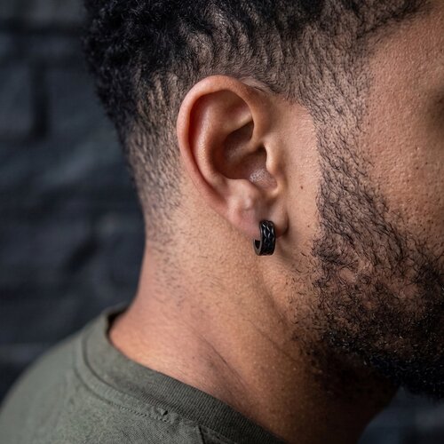 Lundholm Oscar – Heren Earcuff Zonder Gaatje 13 mm (1 Paar) – Zwart Lundholm Oscar – Heren Earcuff Zonder Gaatje 13 mm (1 Paar) – Zwart