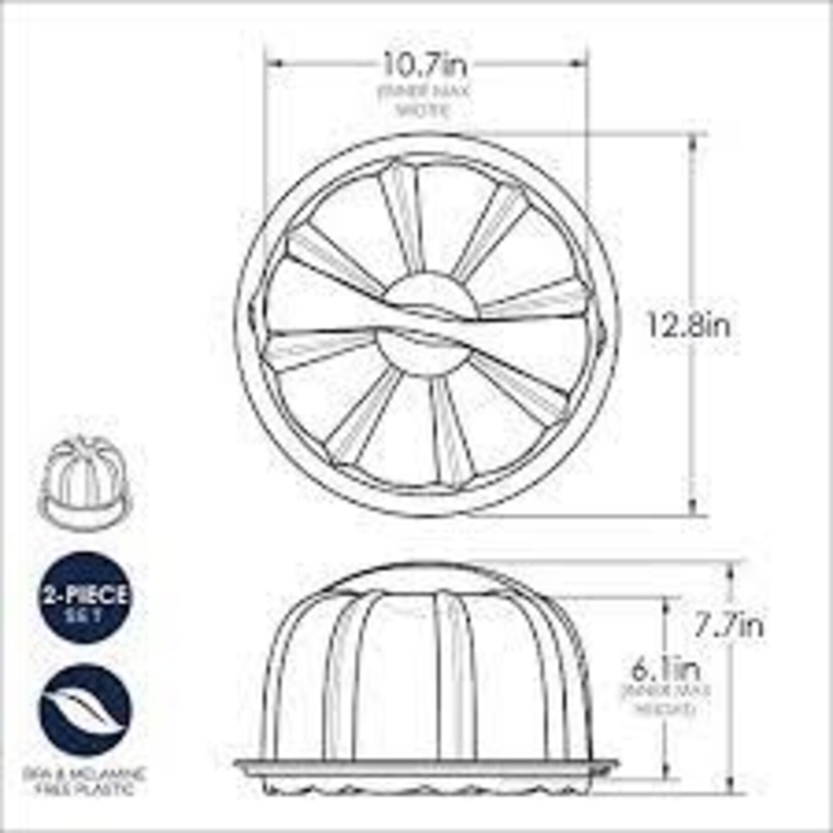 Nordic Ware Nordic Ware taartdoos doorzichtig