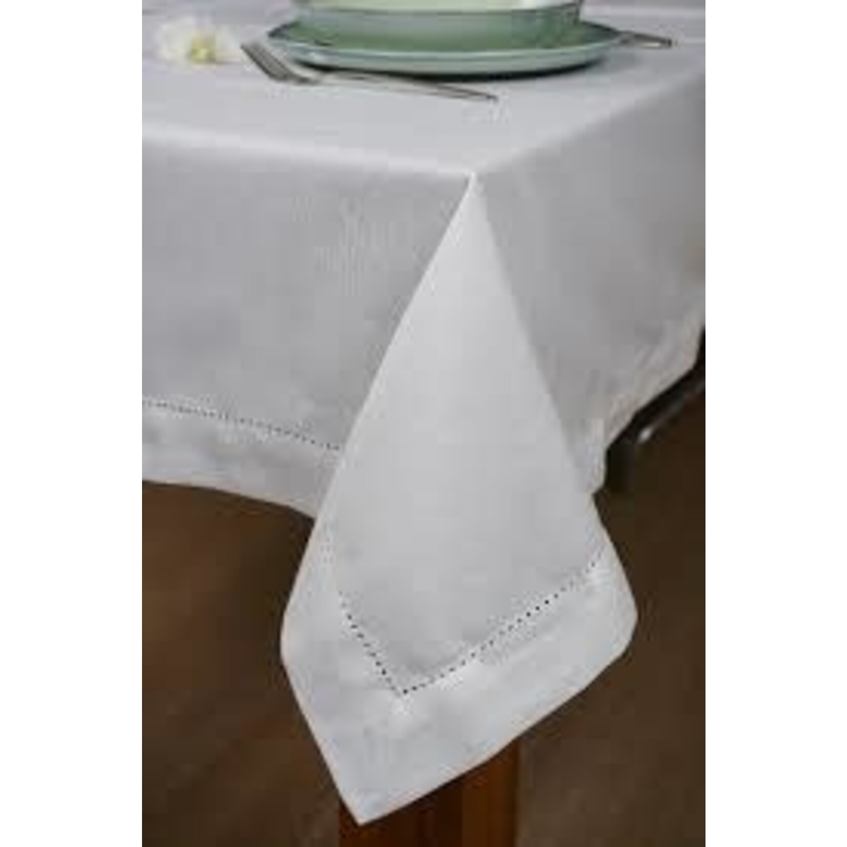 Diverse Merken Wit Kook Tafelkleed gemêleerd wit 140 x 230 cm tafelkleed Kook R14.656