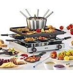 Spring 8 persoons Fondue en Raclette grill in 1 Spring Raclettefondue8 classic Spring 3267330001