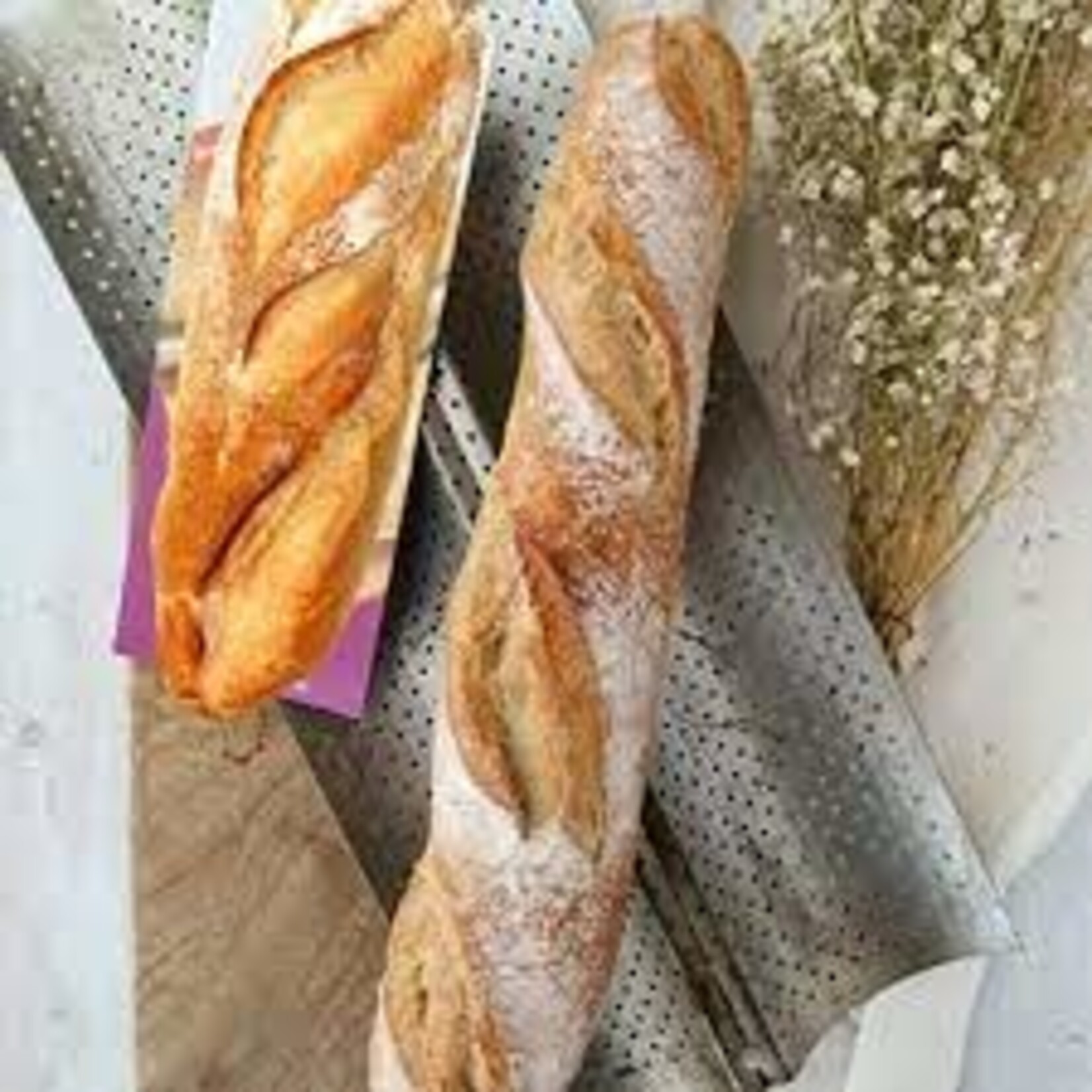 Patisse Patisse stokbroodvorm met gaatjes voor 2 stokbroden Patisse 03663