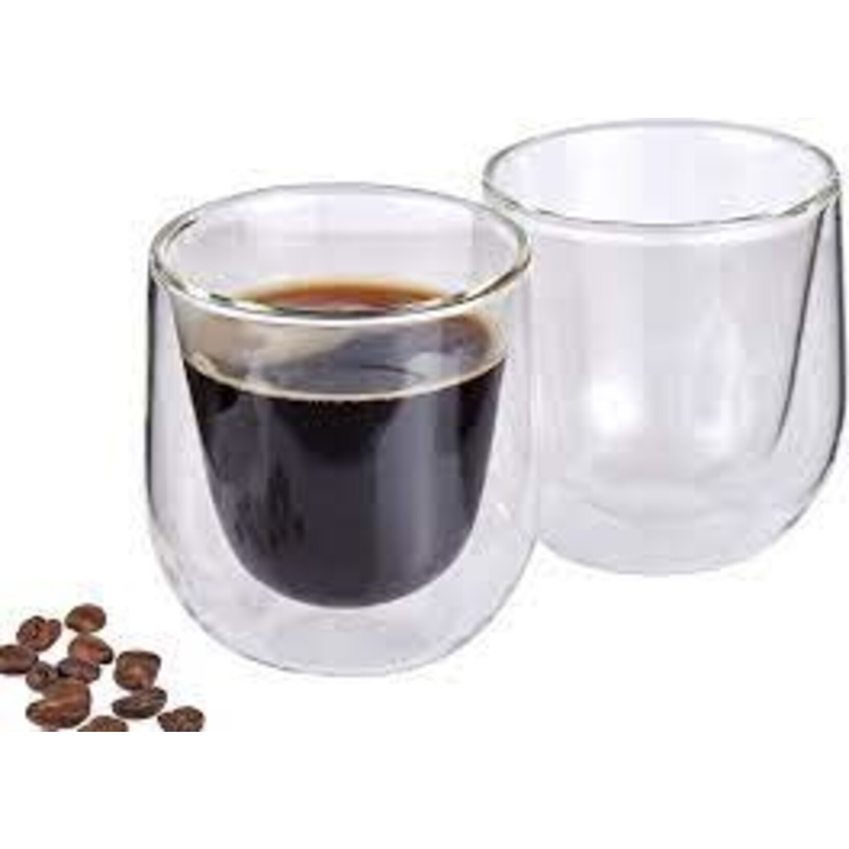 Cilio Helder glas 150 ml koffie glas set-2 dubbelwandig Cilio Verona koffie glas Cilio 292817