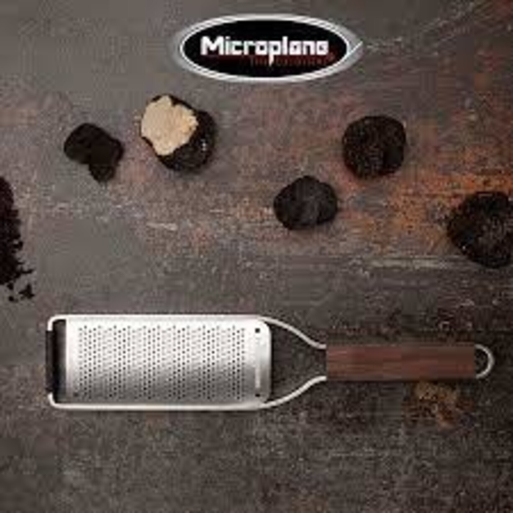 Microplane rasp fijn Microplane Master fijn rasp fine Blade walnoothout in handvat Microplane 43304