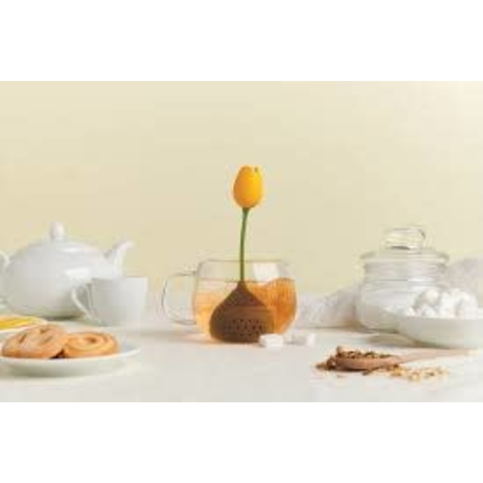 Diverse Merken gele tulp thee ei Ototo tulip tea infuser yellow tulp model Ototo Ot944