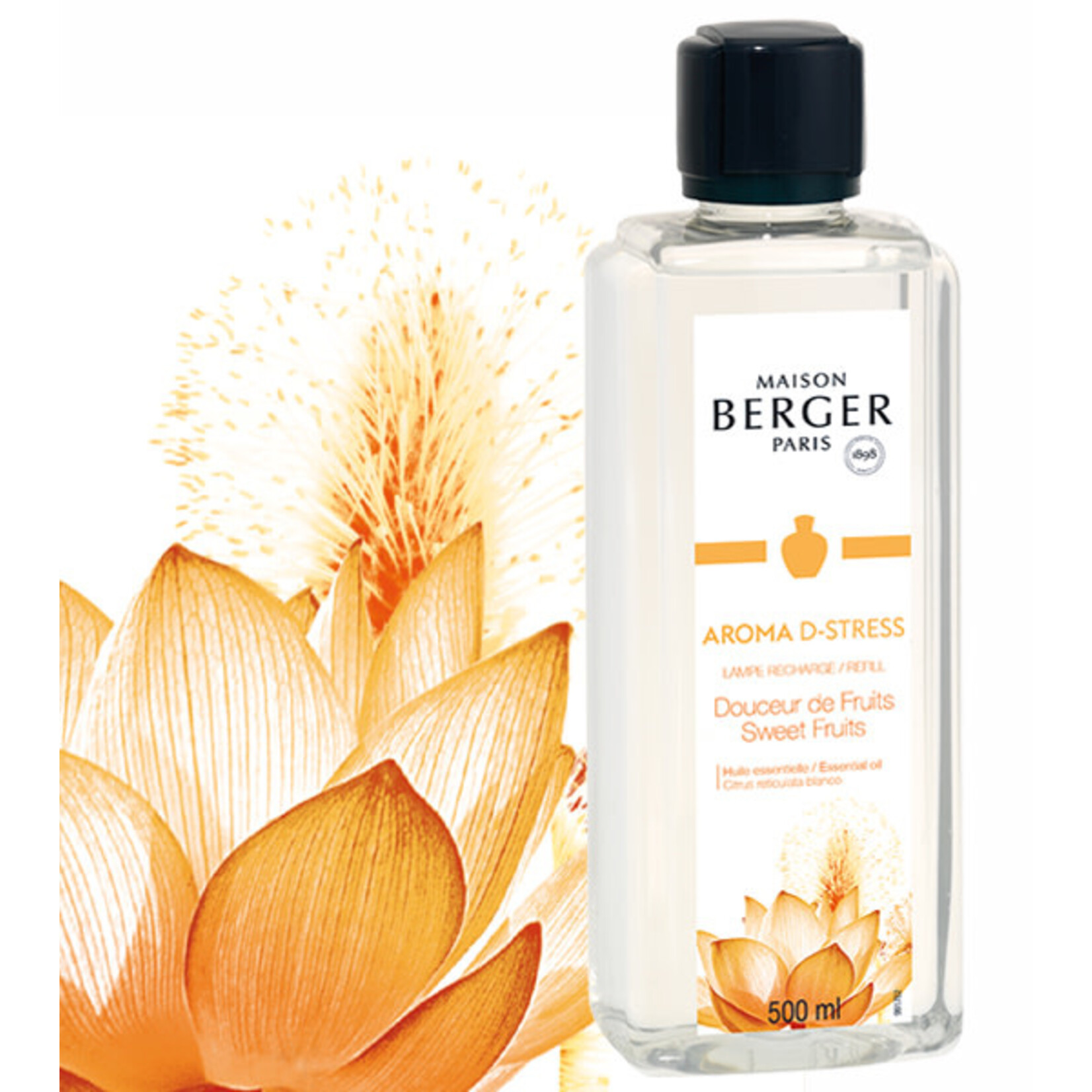 Maison Berger Paris 1898 500 ml Huisparfum Aroma D-Stress Maison Berger Aroma D-Stress huisparfum Maison Berger 115095