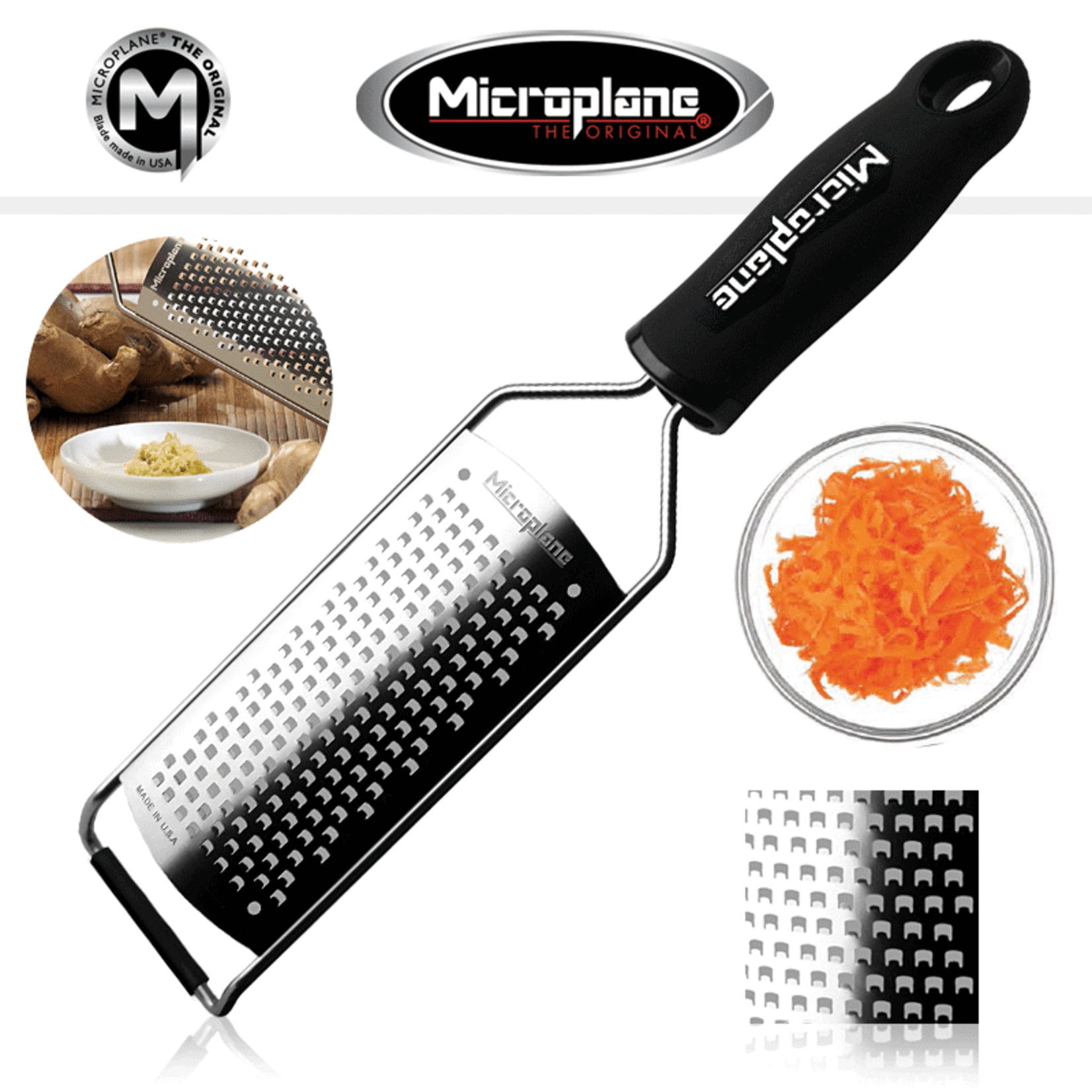 Microplane grof Microplane Gourmet grof rasp coarse Microplane 45000