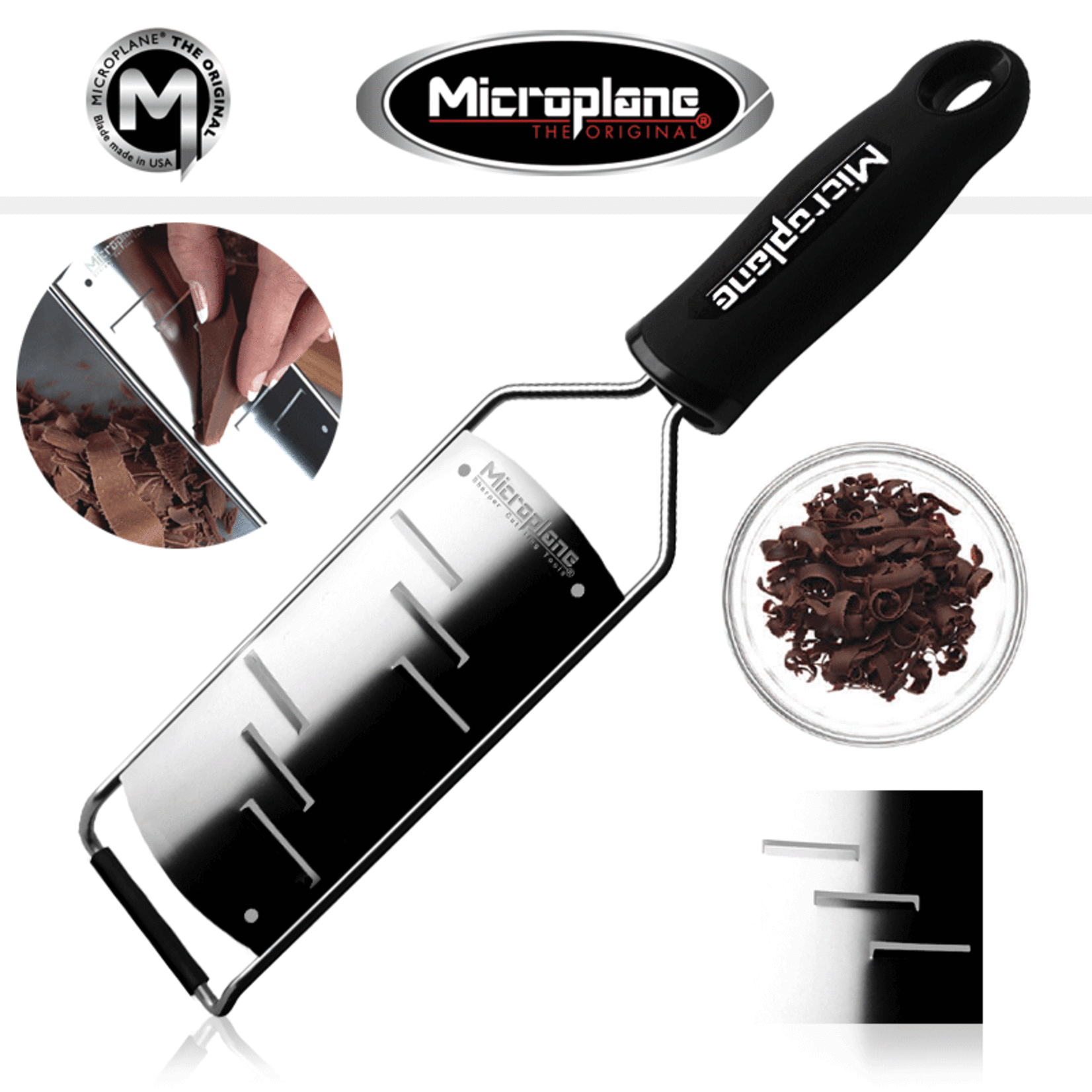 Microplane schaaf groot Microplane Gourmet schaaf groot, large shaver Microplane 45006