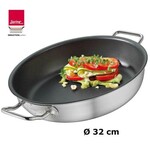 Spring Pannen en meer 32 cm hapjespan 2 oren Spring serveerpan XL Vulcano Classic hapjespan Spring 1484906032