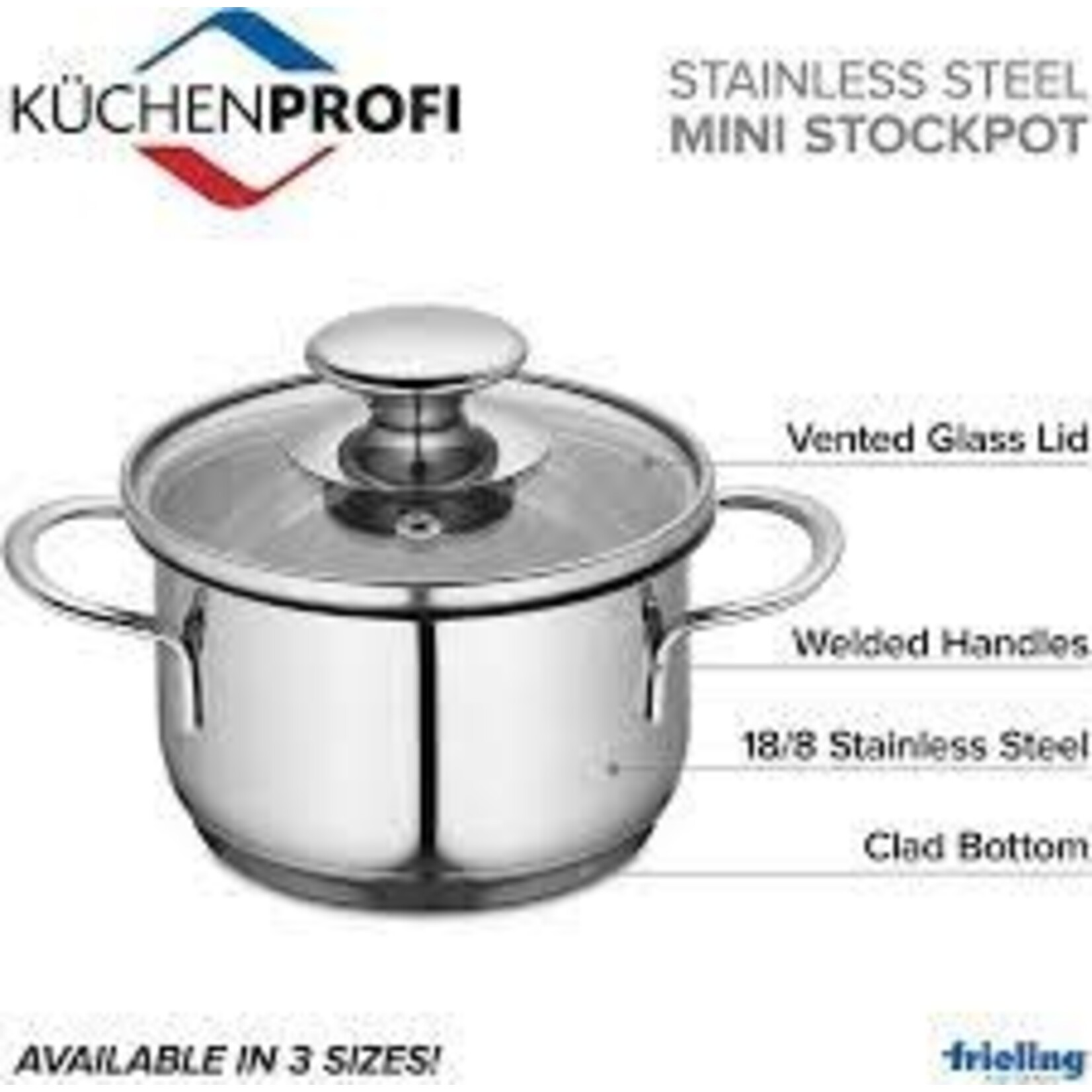 Kuchenprofi Kuchenprofi Capri kookpan 14 cm 1 liter Kuchenprofi 2370702814