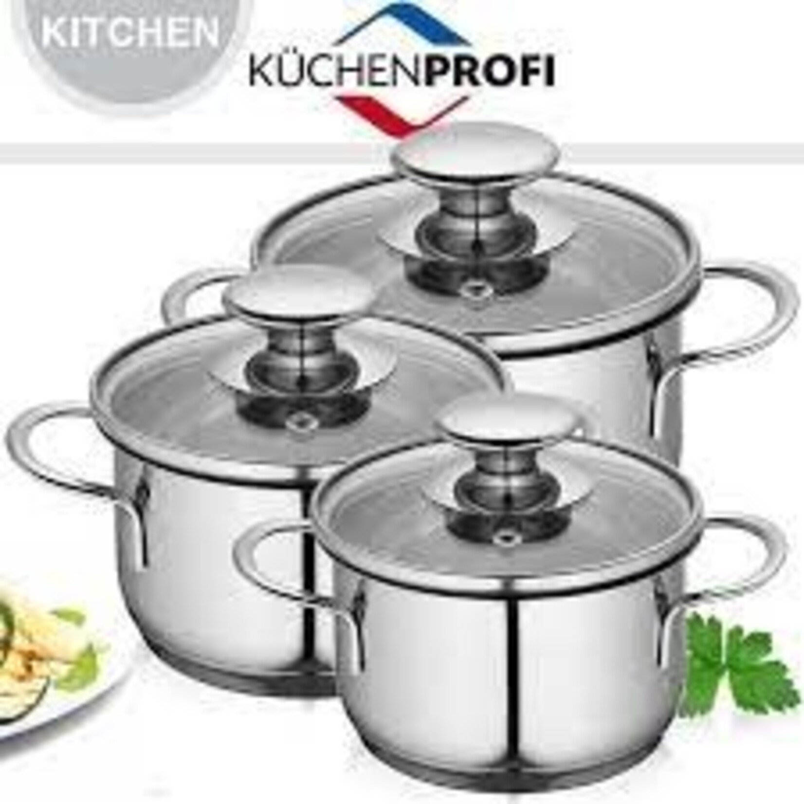 Kuchenprofi kookpan mini 12 cm rvs kookpan 12 cm 650 ml Kuchenprofi 2370702812