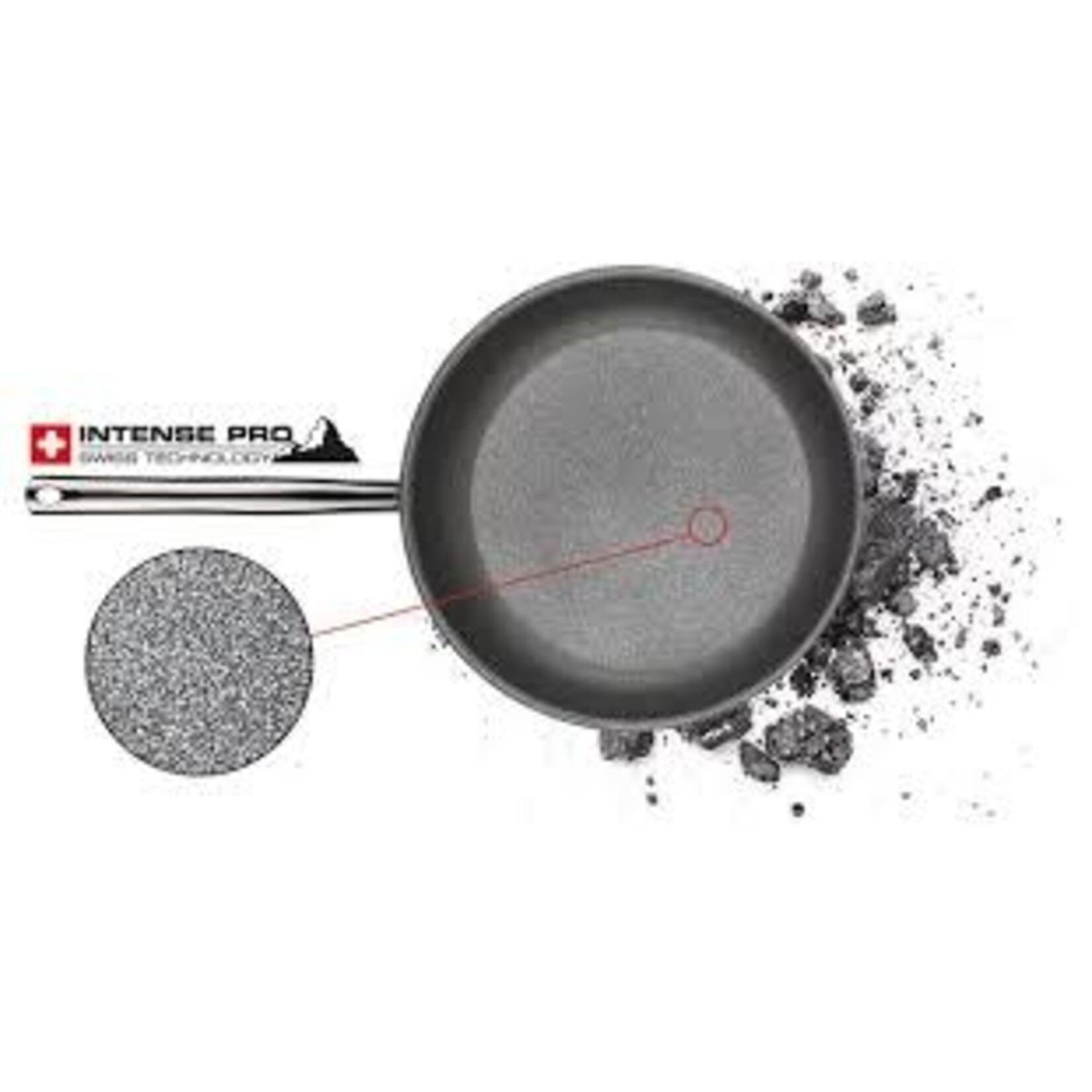 Spring Pannen en meer 28 cm hapjespan 2 oren Spring serveerpan XL Vulcano Intense pro hapjespan Spring 1486906028
