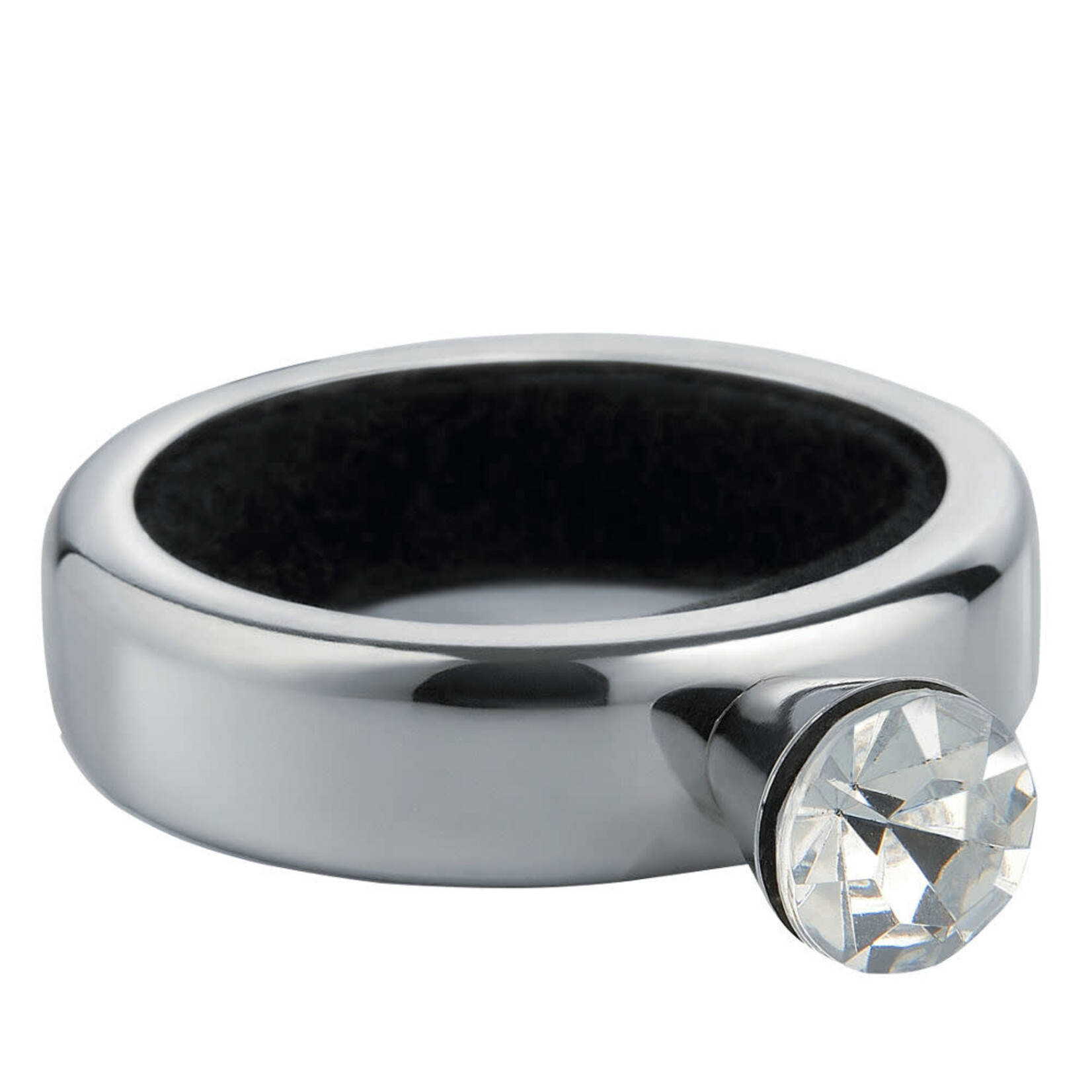 Alessi Wijn druppelvanger Alessi Noè wijndruppel ring met grote steen Alessi Gia11
