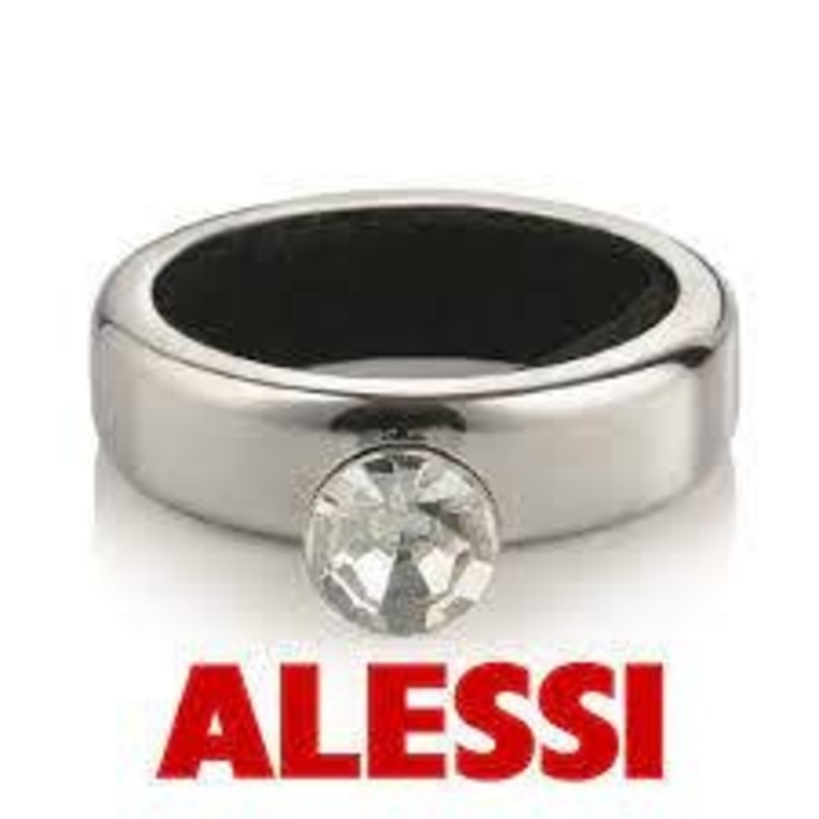 Alessi Wijn druppelvanger Alessi Noè wijndruppel ring met grote steen Alessi Gia11