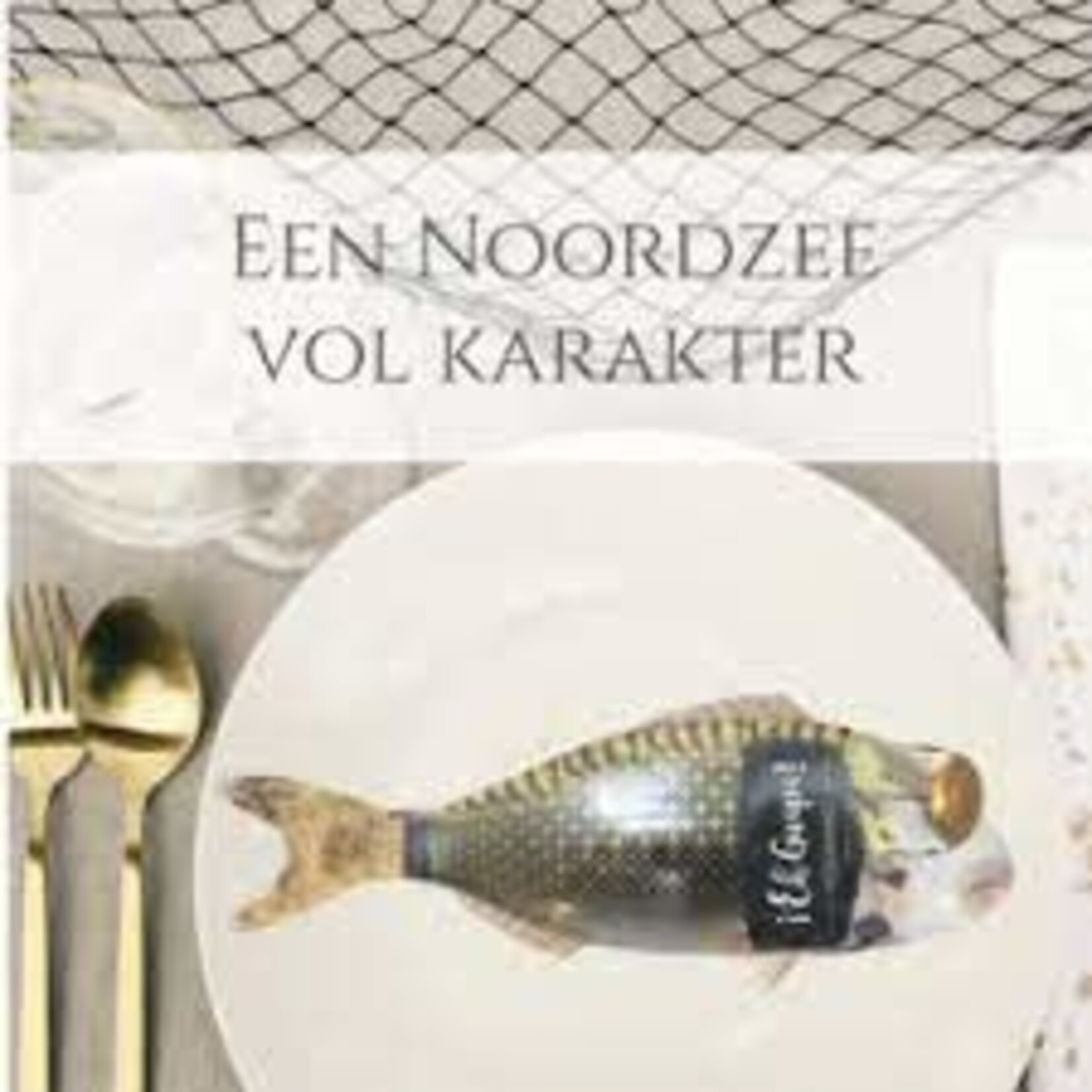 Diverse Merken Bordy's borden met een verhaal Noordzee set-6 27 cm dinerborden Bordy's Noordzee1