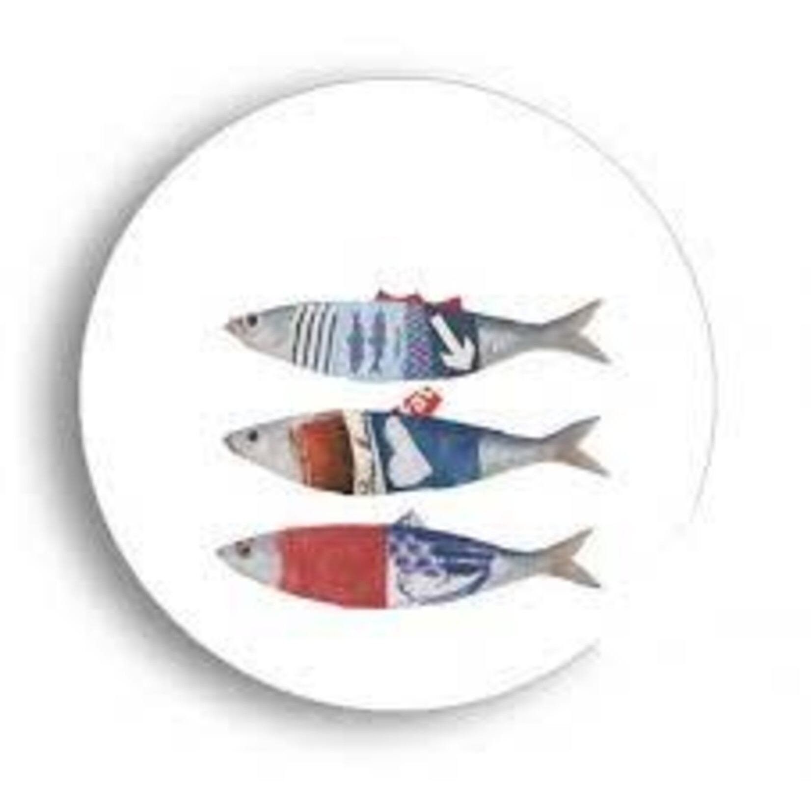 Diverse Merken Bordy's borden met een verhaal Noordzee set-6 27 cm dinerborden Bordy's Noordzee1