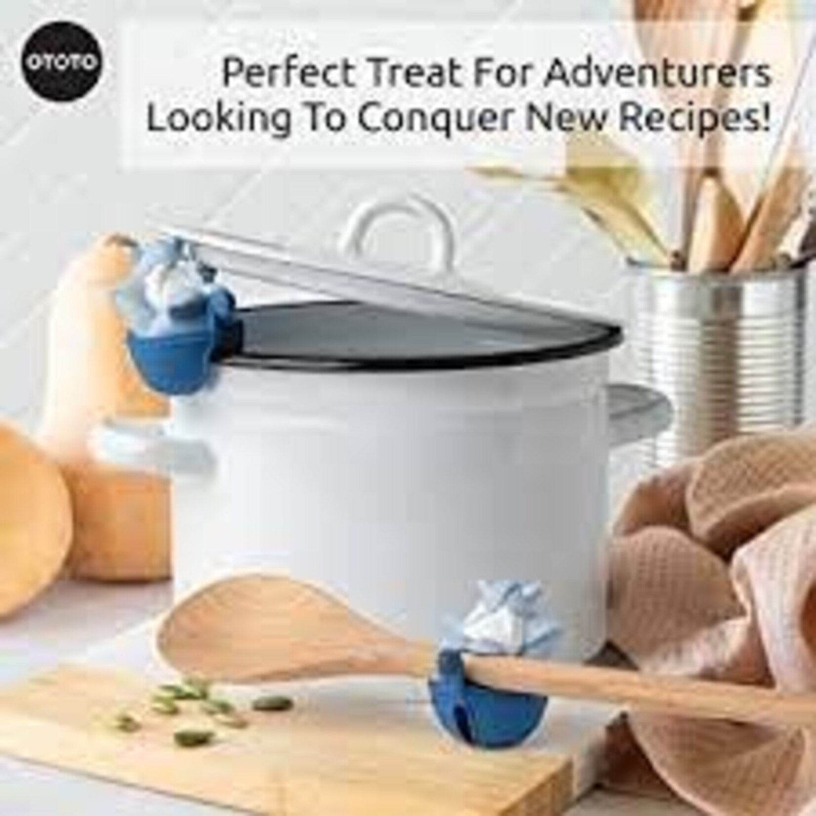 Diverse Merken Bjorn lepelhouder en stoom aflater Ototo Bjorn spoon holder & steam releaser Ototo ot971