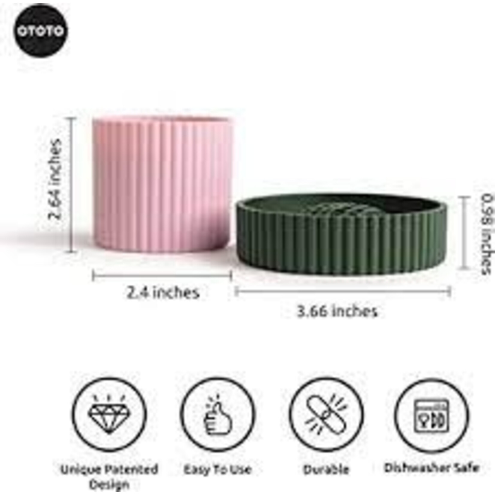 Diverse Merken dubbele bloemenhouder Ototo Blossom Dual Flower Holder Ototo OT962