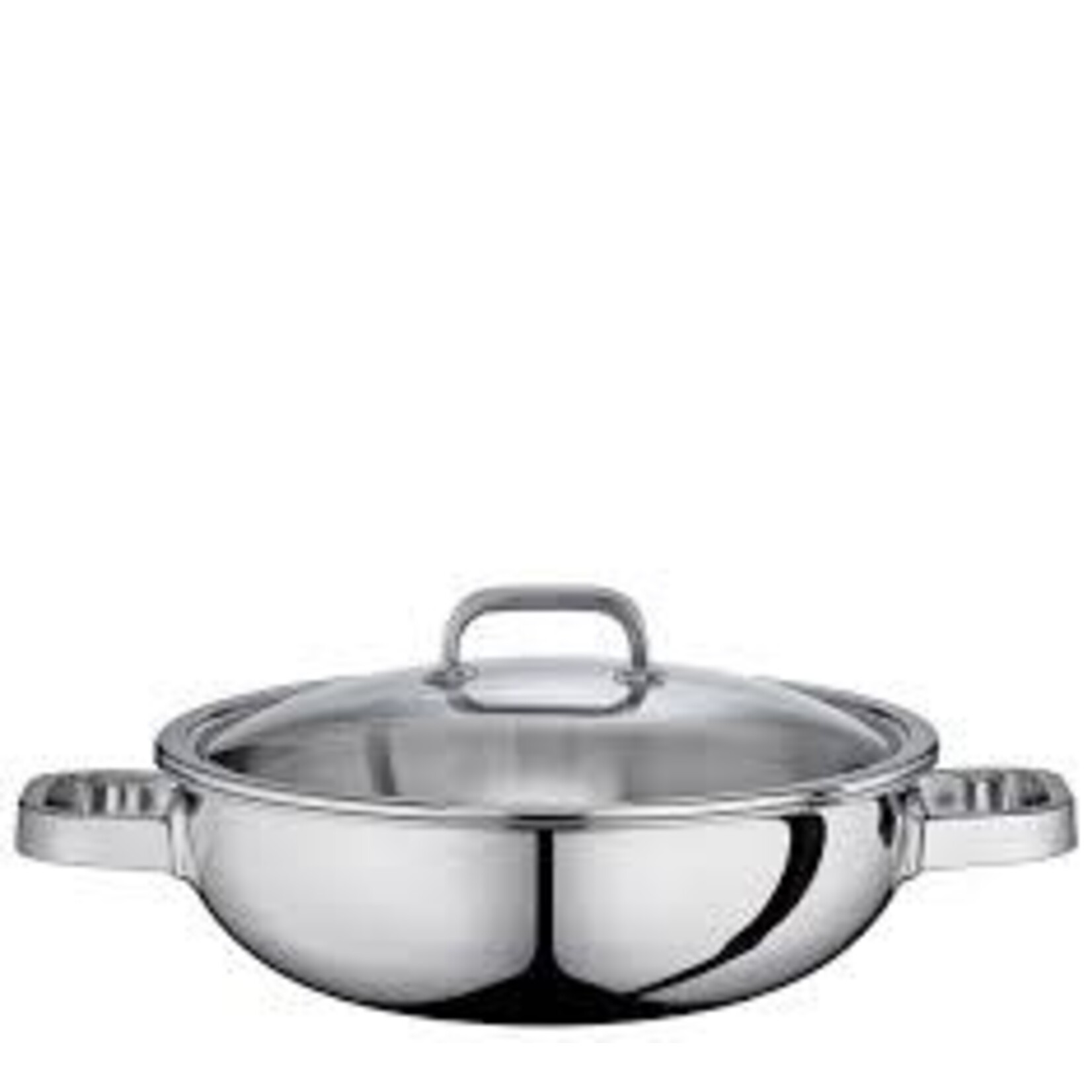 Spring 30 cm Wok Spring Finesse2+ wok sauteerpan met glazen deksel Spring Finesse2+ Spring 0685140630