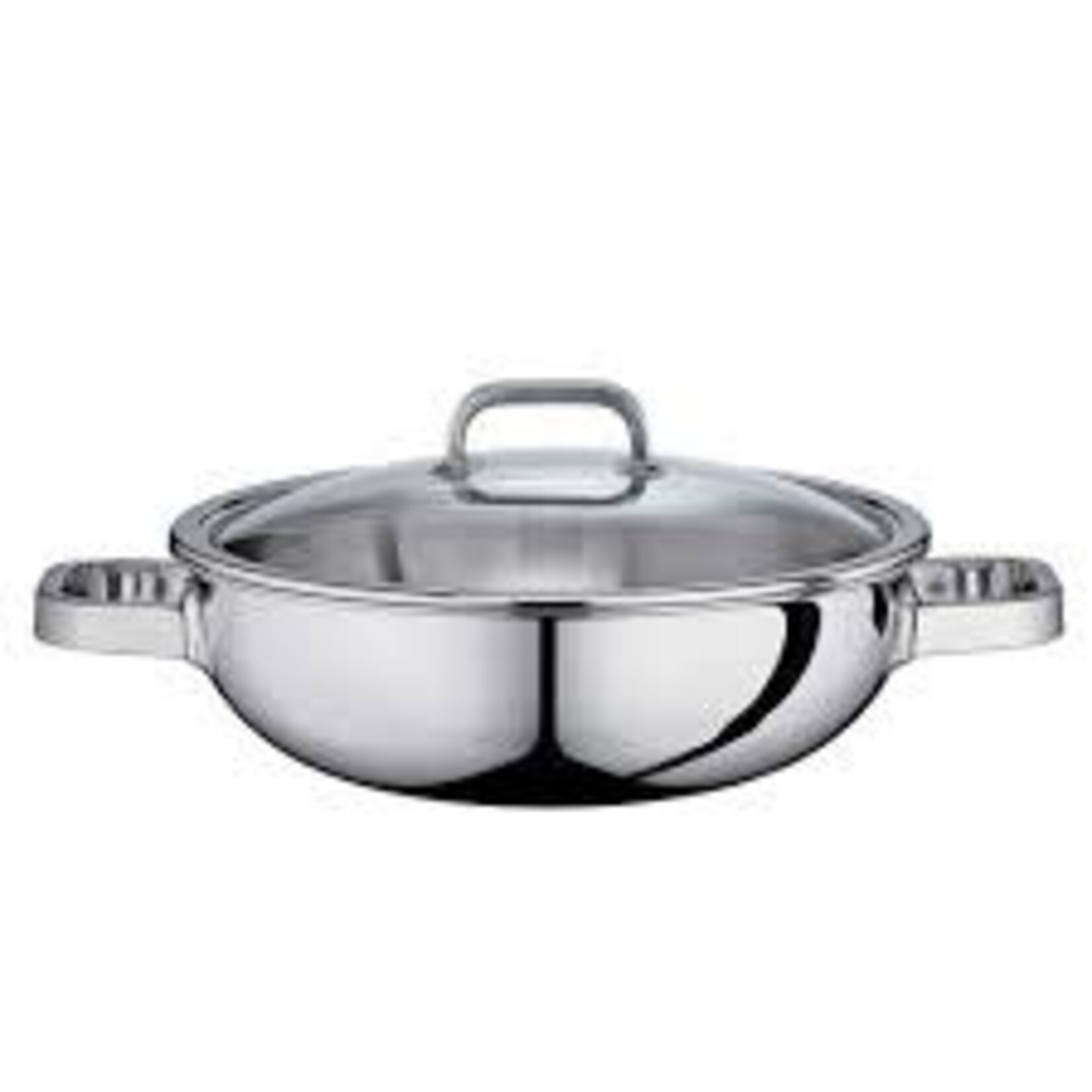 Spring Pannen en meer 30 cm Wok Spring Finesse2+ wok sauteerpan met glazen deksel Spring Finesse2+ Spring 0685140630