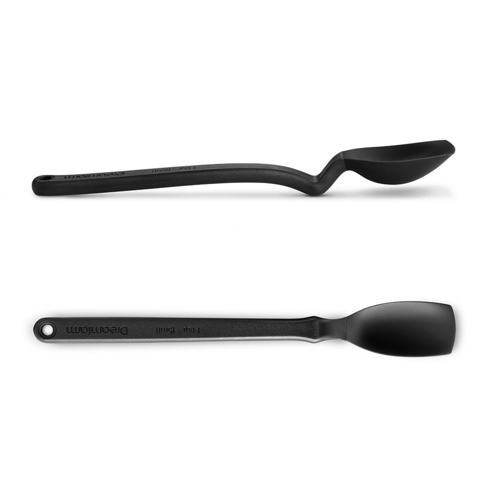 Diverse Merken zwart Dreamfarm mini supoon sit-up-spoon schraper 1tsp lepel Dreamfarm DFSU2713