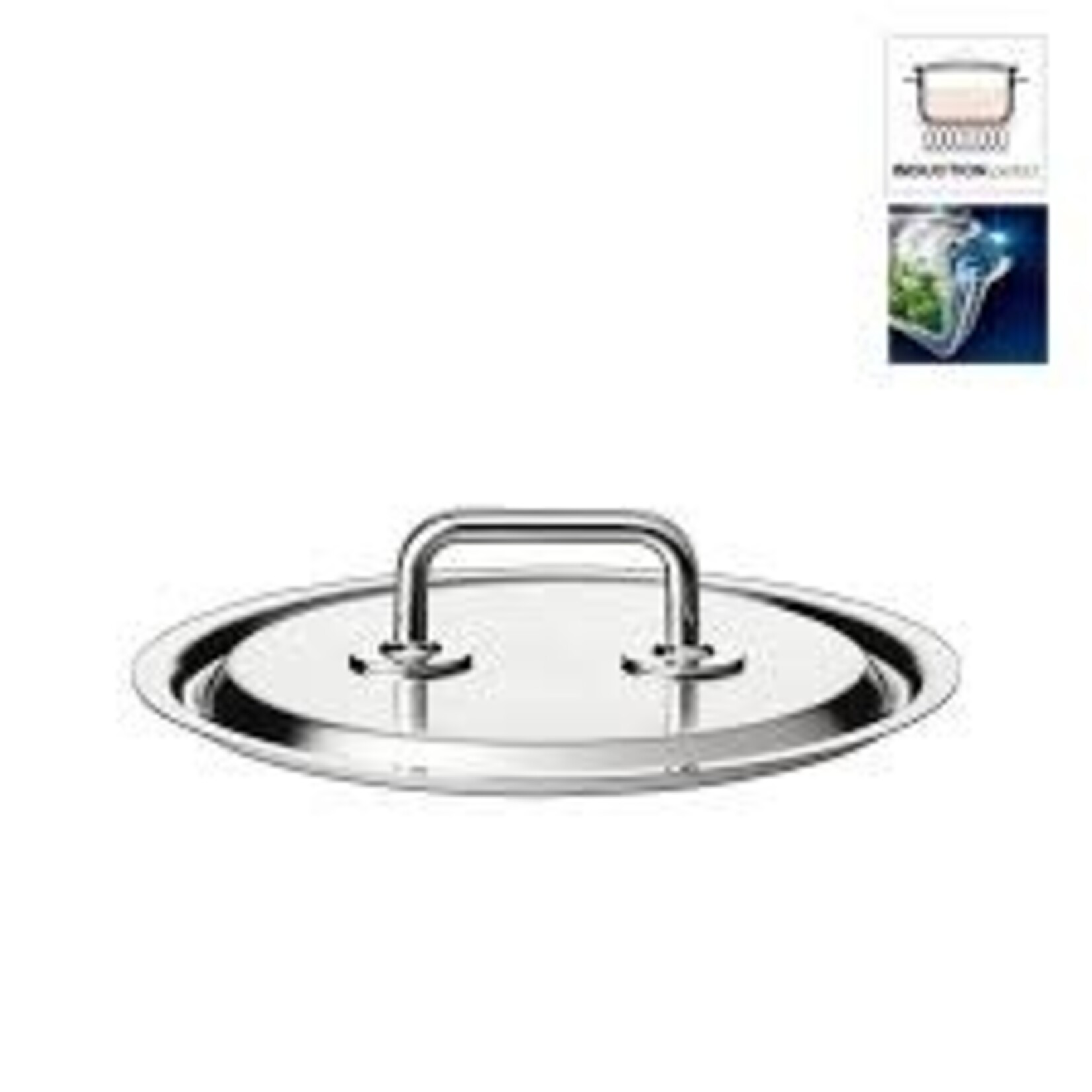 Spring 18 cm rvs deksel Brigade Premium Spring Brigade deksel rvs 18 cm Spring 0415506118
