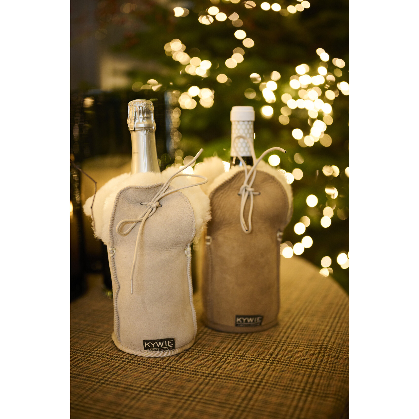 Kywie, keep it cool with wool Champagne koeler Kywie keep it cool with wool  Champagne Beige Suede Kywie C08SU