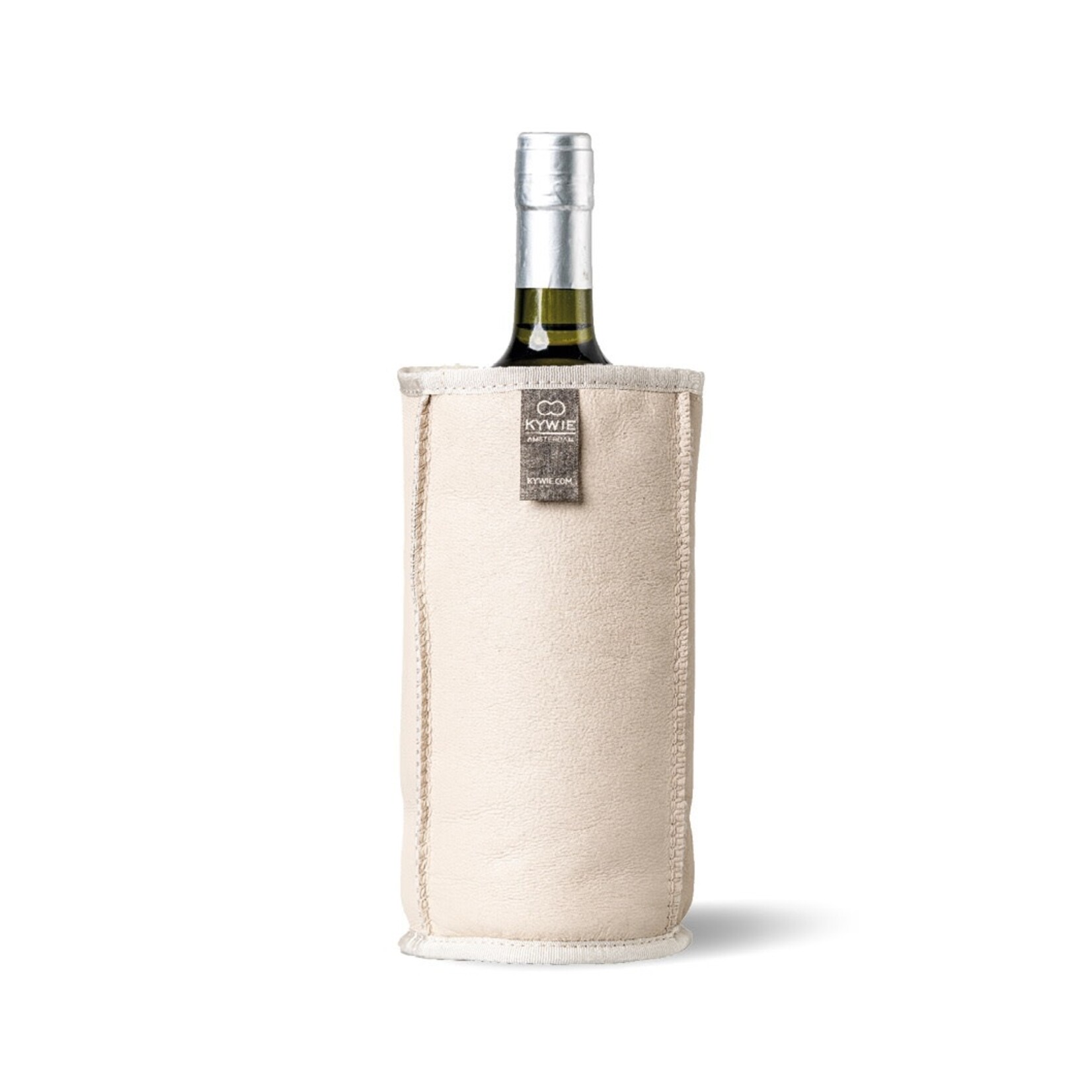 Kywie, keep it cool with wool Wijn koeler Kywie keep it cool with wool Wine Cooler Beige Silk Kywie W08SL