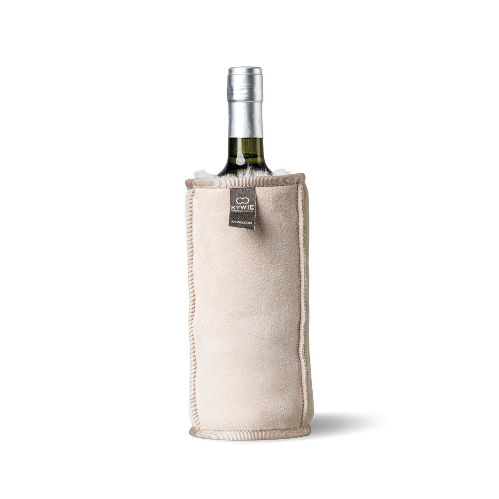 Kywie, keep it cool with wool Wijn koeler Kywie keep it cool with wool Wine Cooler Beige Silk Kywie W08SL