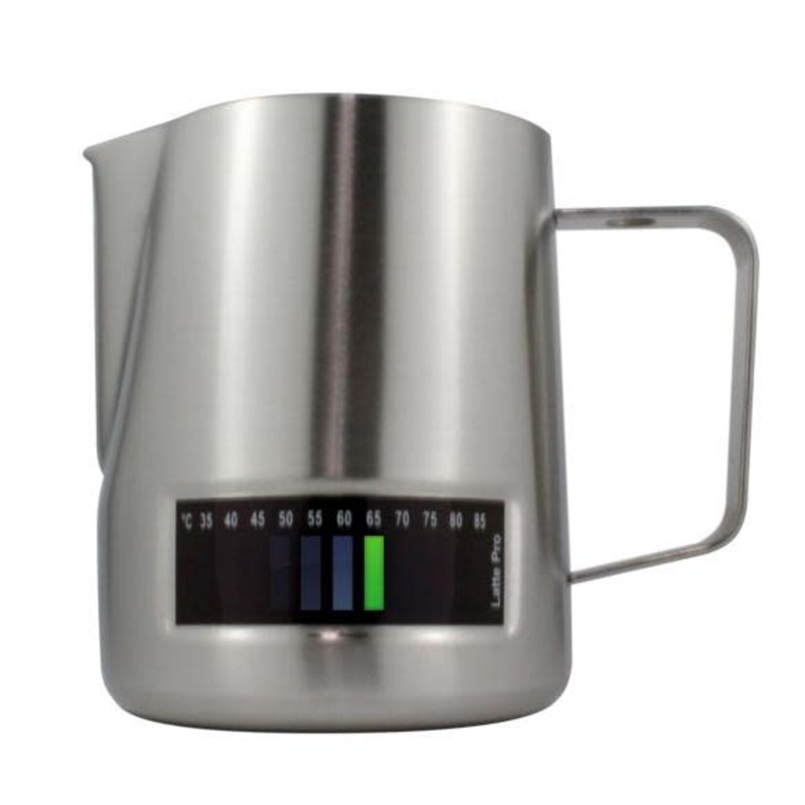Diverse Merken 600 ml rvs Latte Pro melkkan met temperatuur indicatie Latte Pro lp600.1