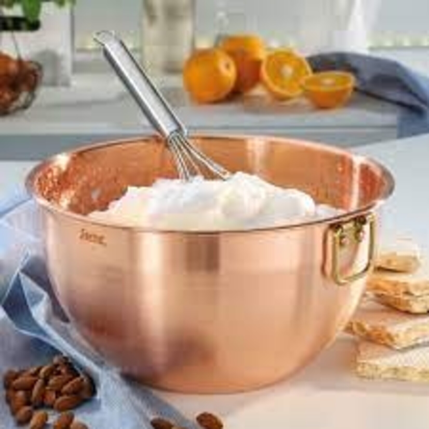 Spring 24 cm 4700 ml koperen beslagkom Spring Culinox  koperen beslagkom Spring 1890008624