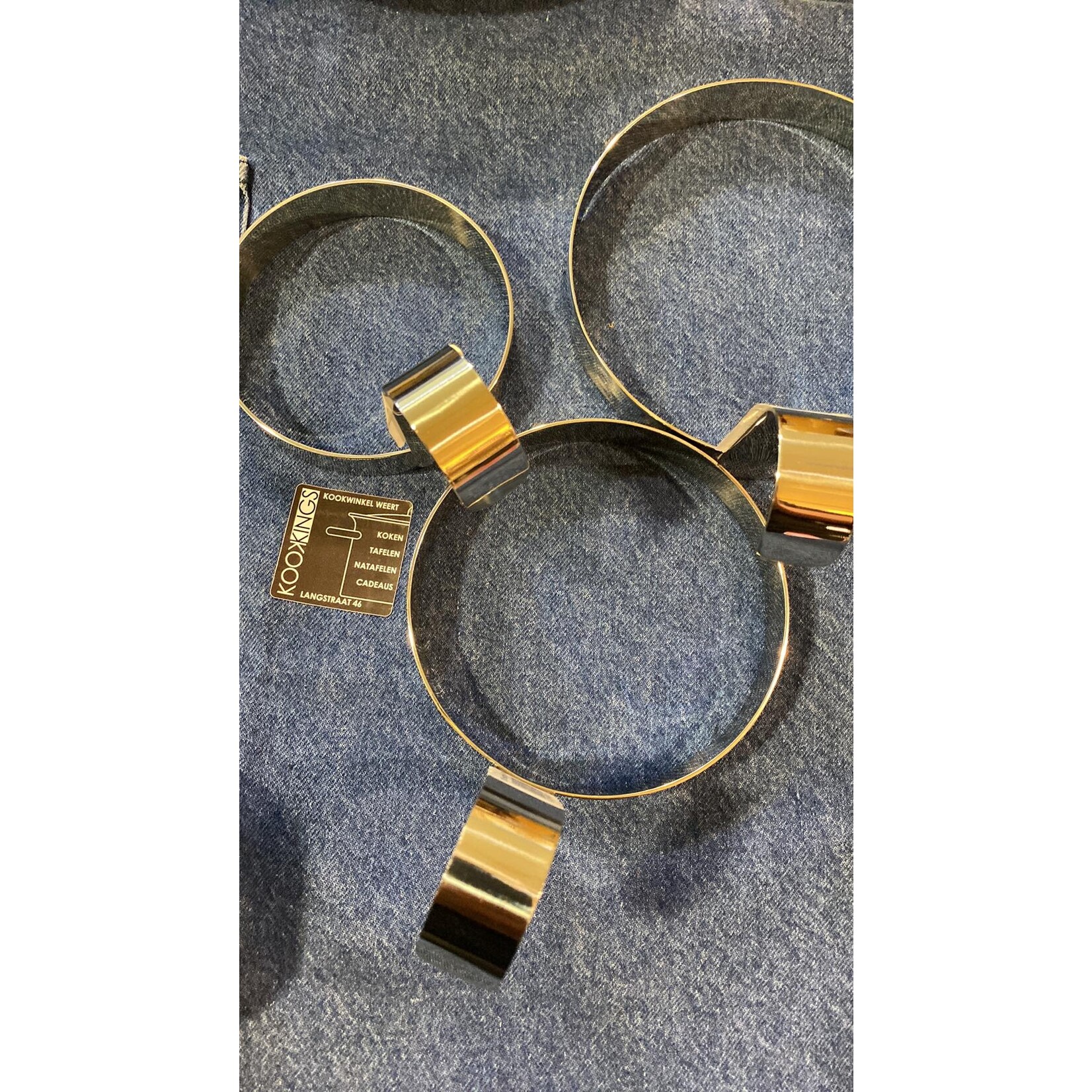 Diverse Merken 14 cm eggring rvs eibakring rvs eierbakring rvs rvs rondje om ei te bakken 14 cm