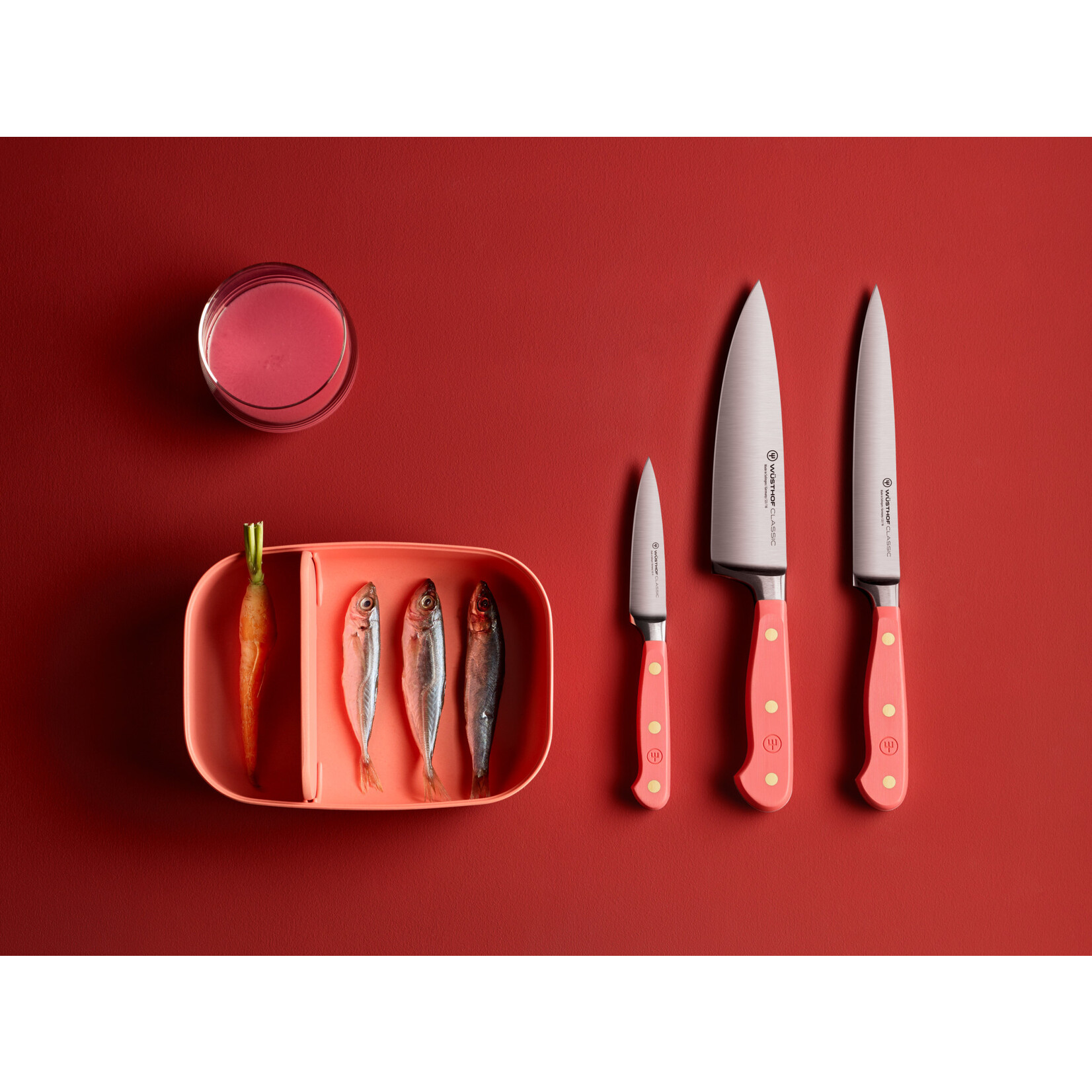Wüsthof, messen uit Solingen 9 cm groentemes Wusthof Classic officemes 9 cm Classic Coral Peach Wusthof 1061702309