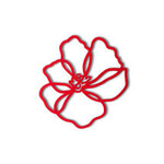 Tools2cook Flower Poppy Red pannenonderzetter Tools2cook Poppy red onderzetter 2000501