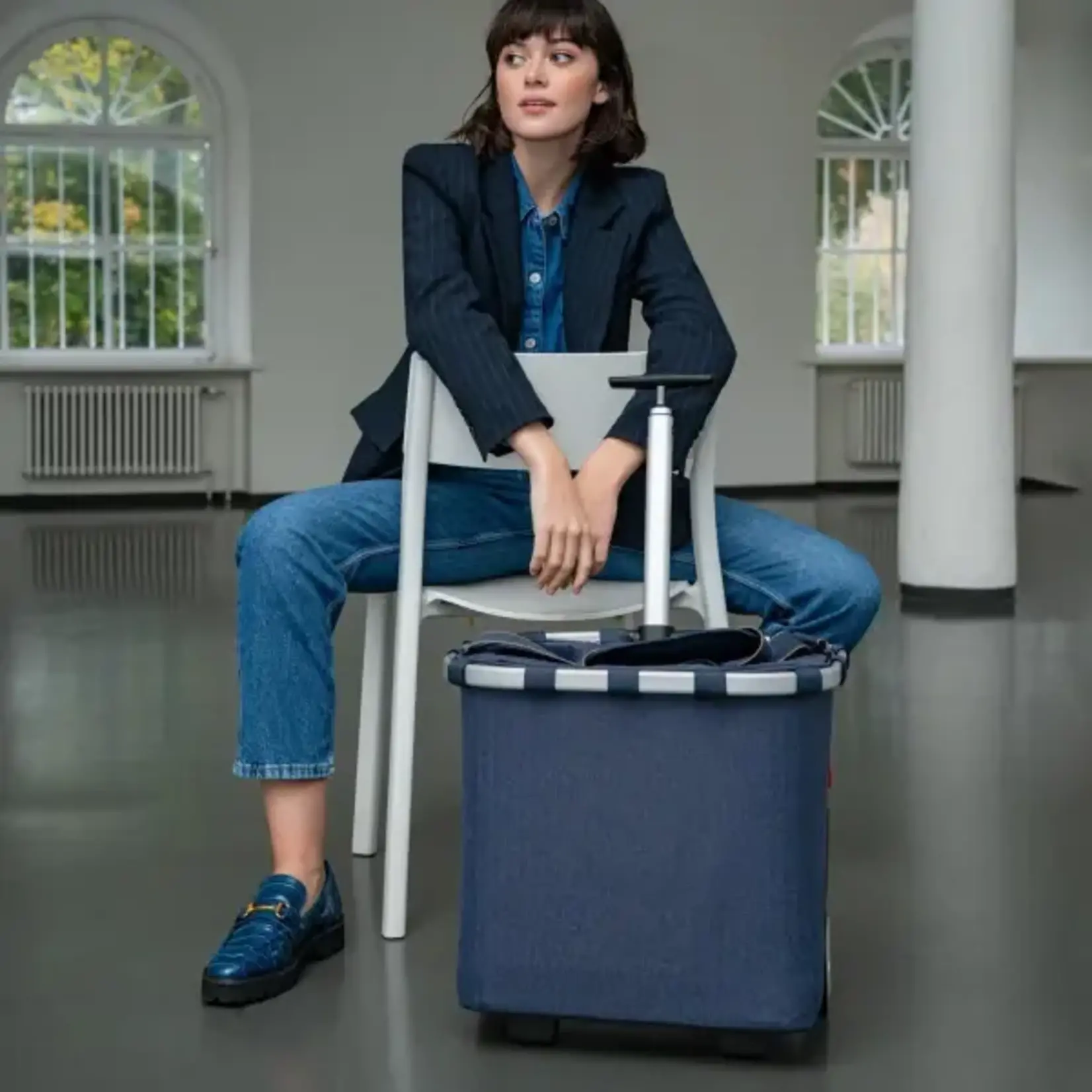 Diverse Merken Reisenthel Carrycruiser Herringbone dark blue Reisenthel OE4113