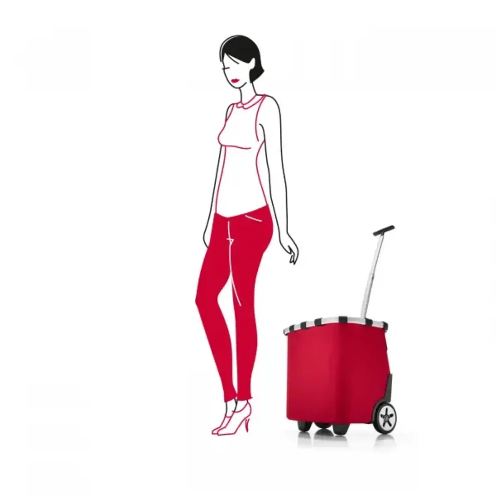 Reisenthel Reisenthel Carrycruiser Red rode boodschappentrolley Reisenthel OE3004
