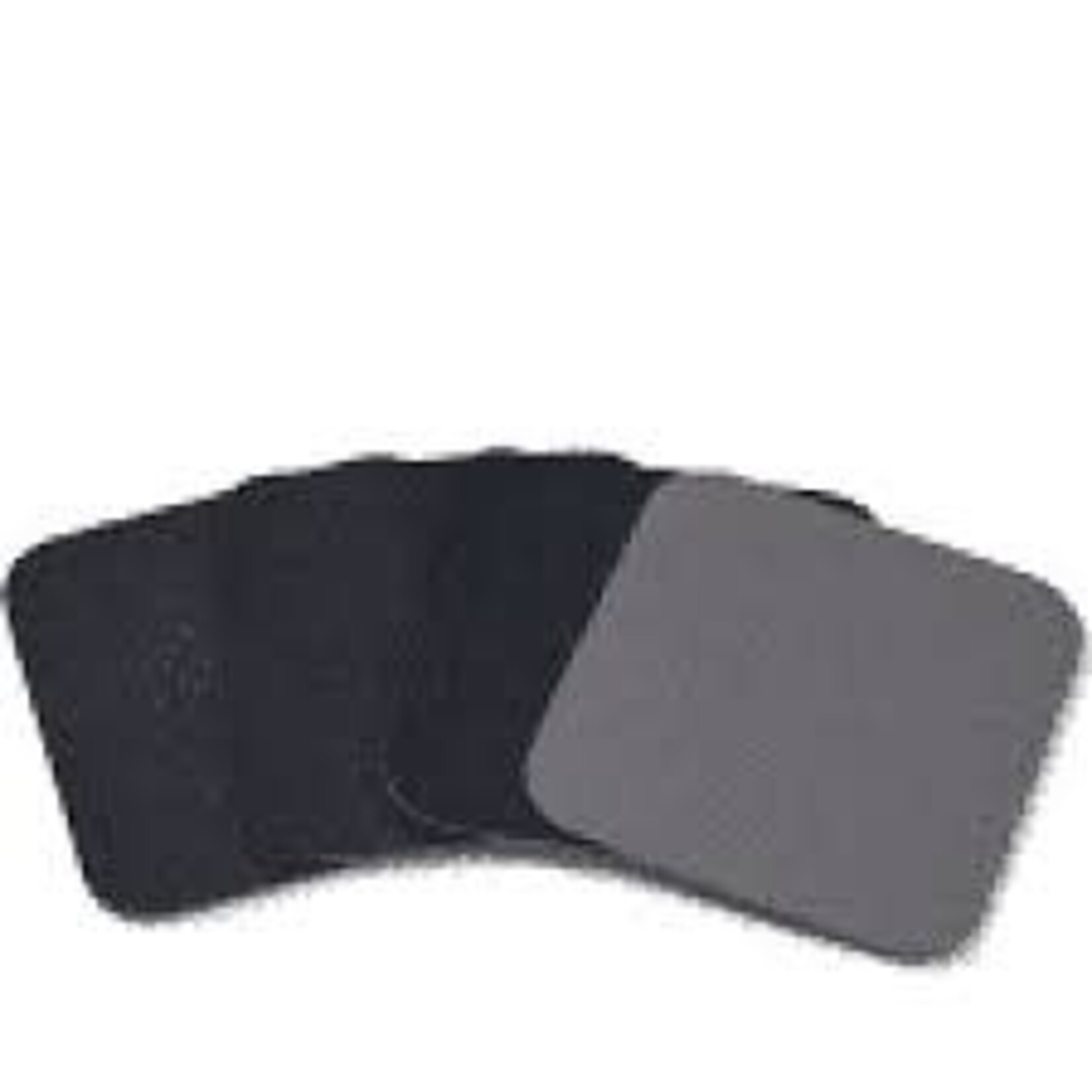 Bitz set 4 coasters black grey Bitz 2 kleuren glasonderzetter Black/Grey Bitz 15221