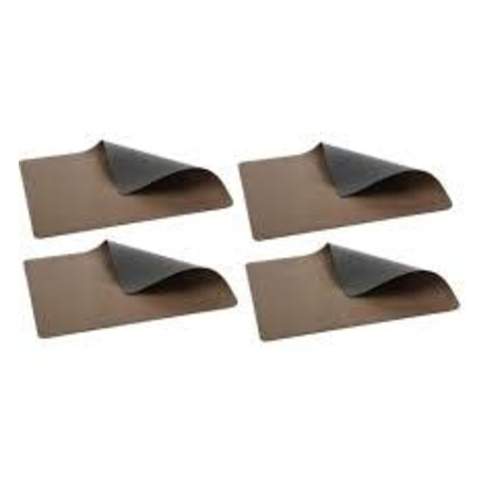 Bitz set 4 placemats Wood Titanium placemats Bitz 2 kleuren placemats Bitz 24287