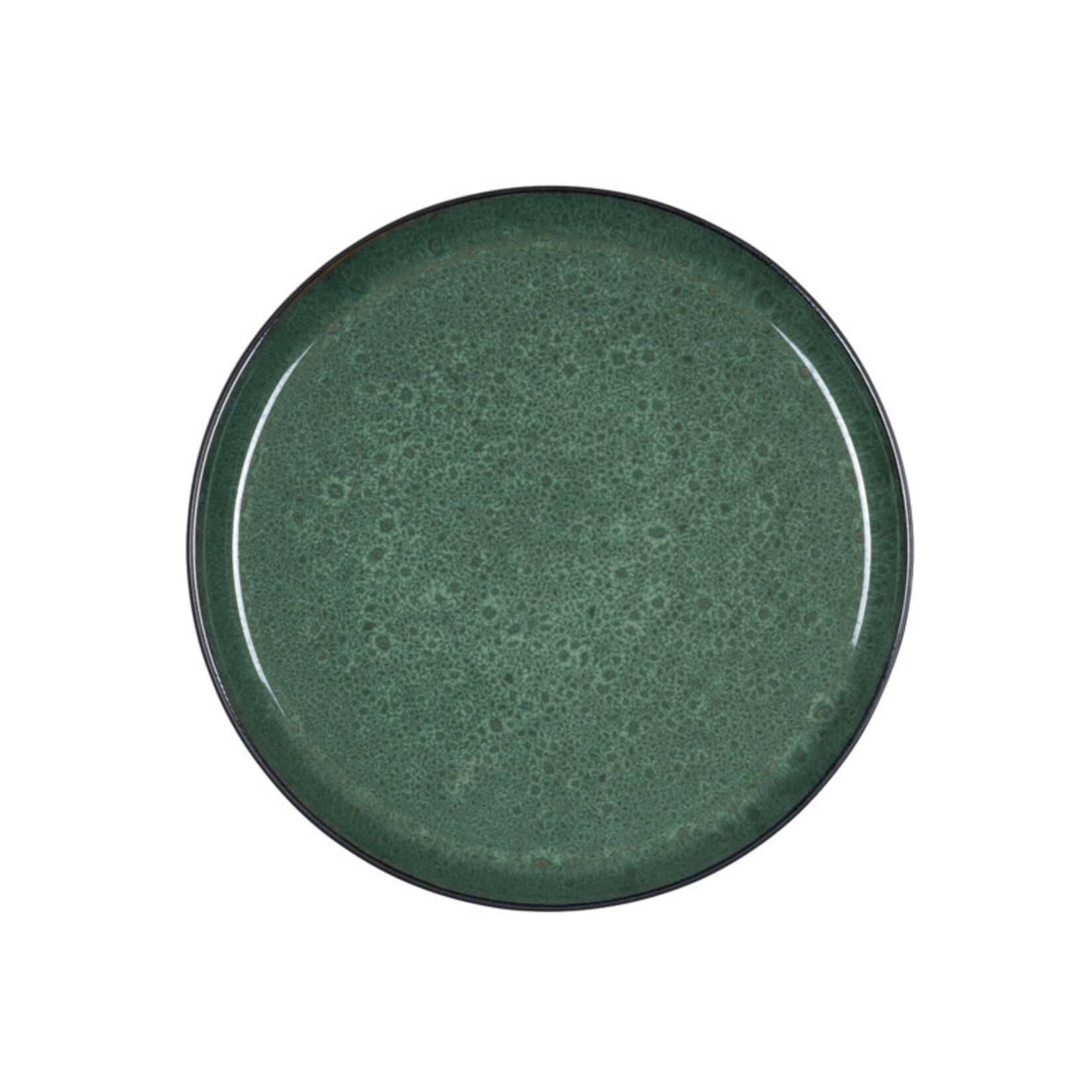 Bitz 27 cm bord zwart groen Bitz Gastro plate 27 cm Black/Green Bitz 821254