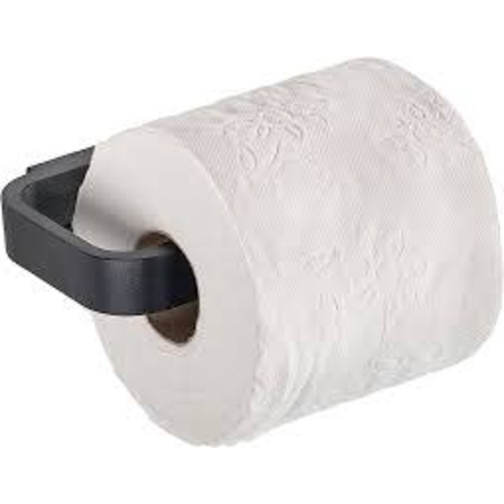 Zone mat zwart wc rolhouder  Zone Rim Toilet roll holder rim Black mat zwart wc rolhouder Zone 14637